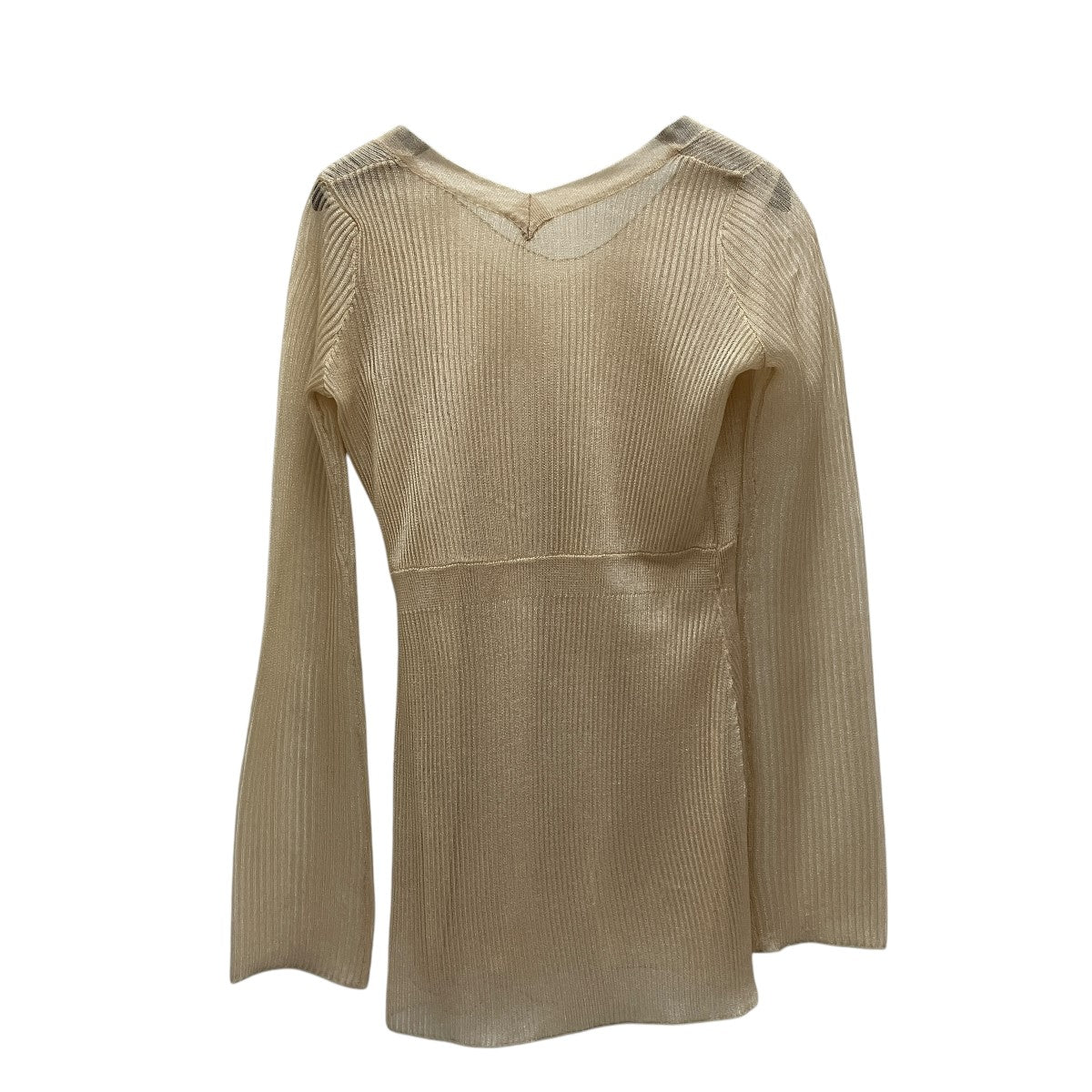 ミークチュール Me couture シアーカシュクールセットニット 122010041 ベージュ サイズ：FREE Me couture(ミークチュール) シアーカシュクールセットニット