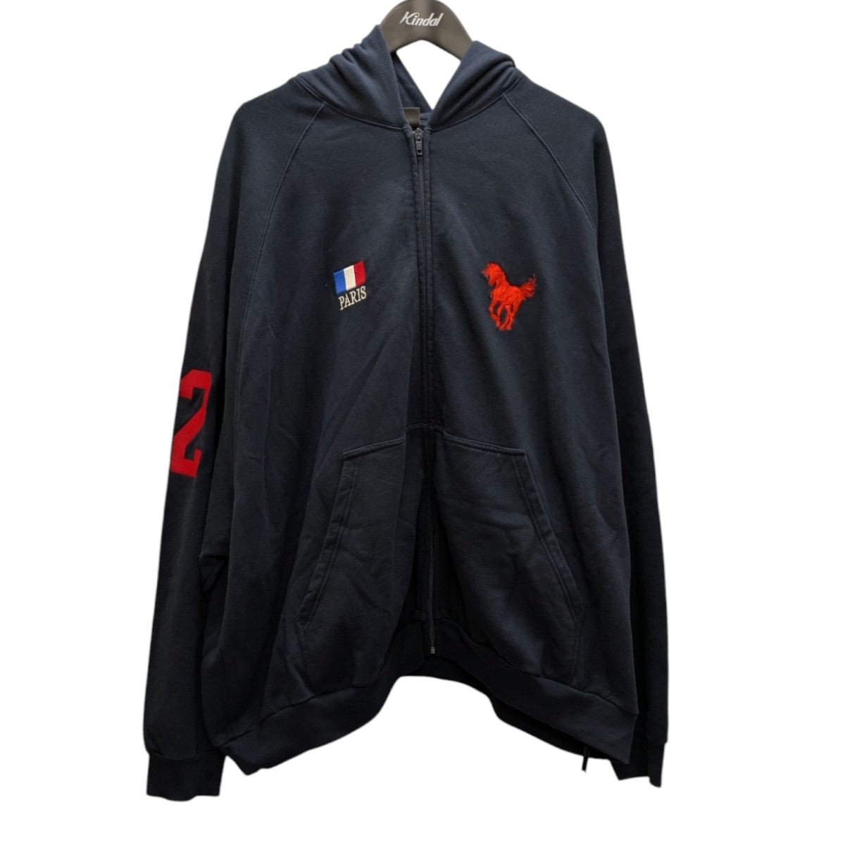 BALENCIAGA(バレンシアガ) Polo Zip-up Hoodie ジップパーカー