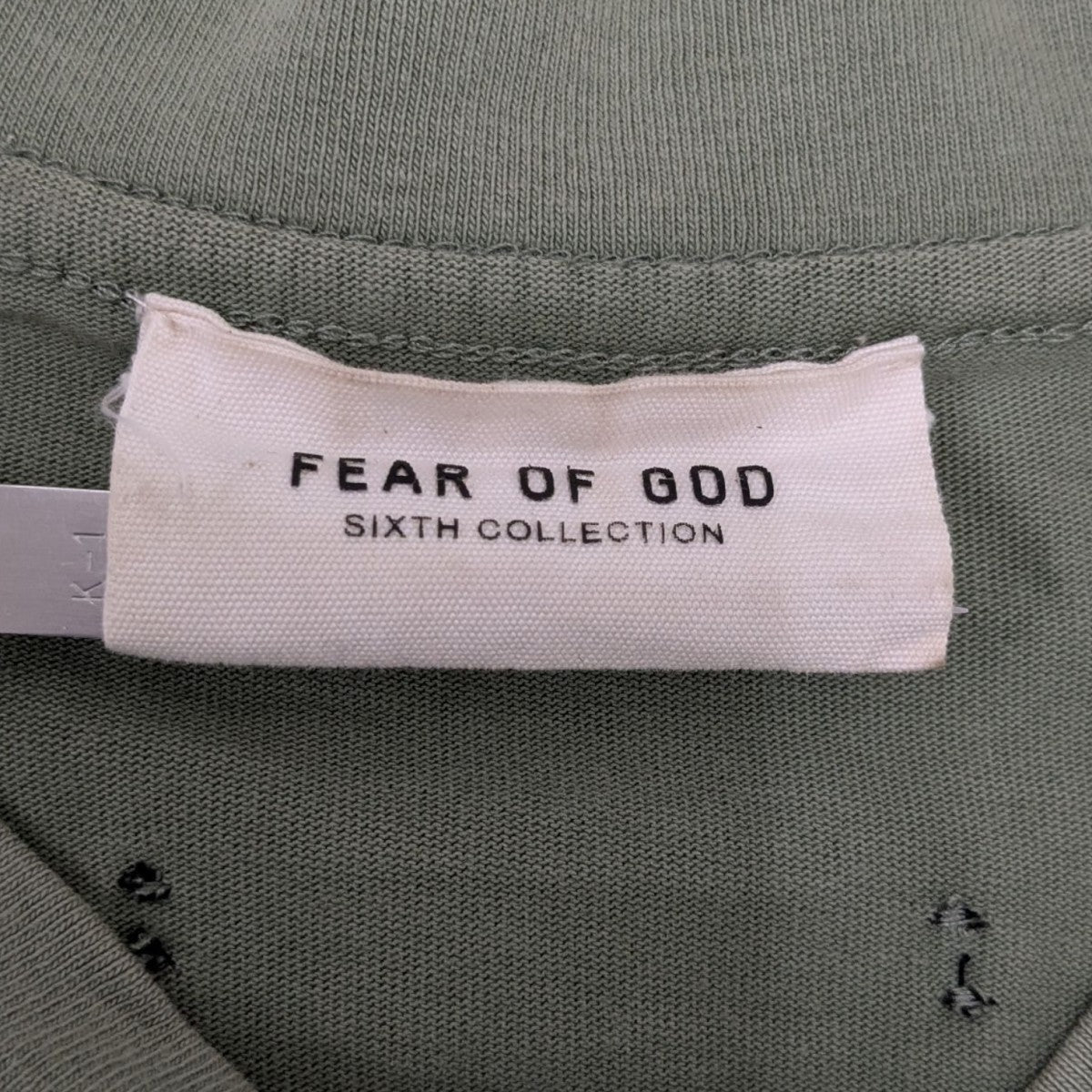 FEAR OF GOD SIXTH COLLECTION Tシャツ Ⅼサイズ FEAR OF GOD 6th Collection T-shirt White - FW18 - JP