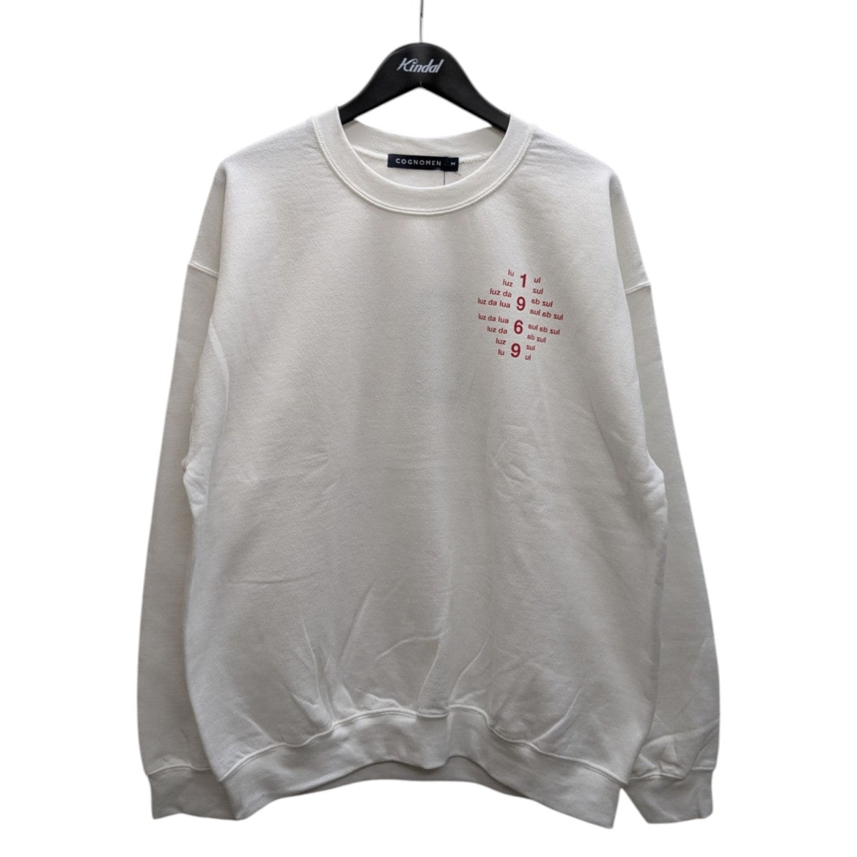 POESIA CONCRETA SWEAT SHIRTプリントスウェット