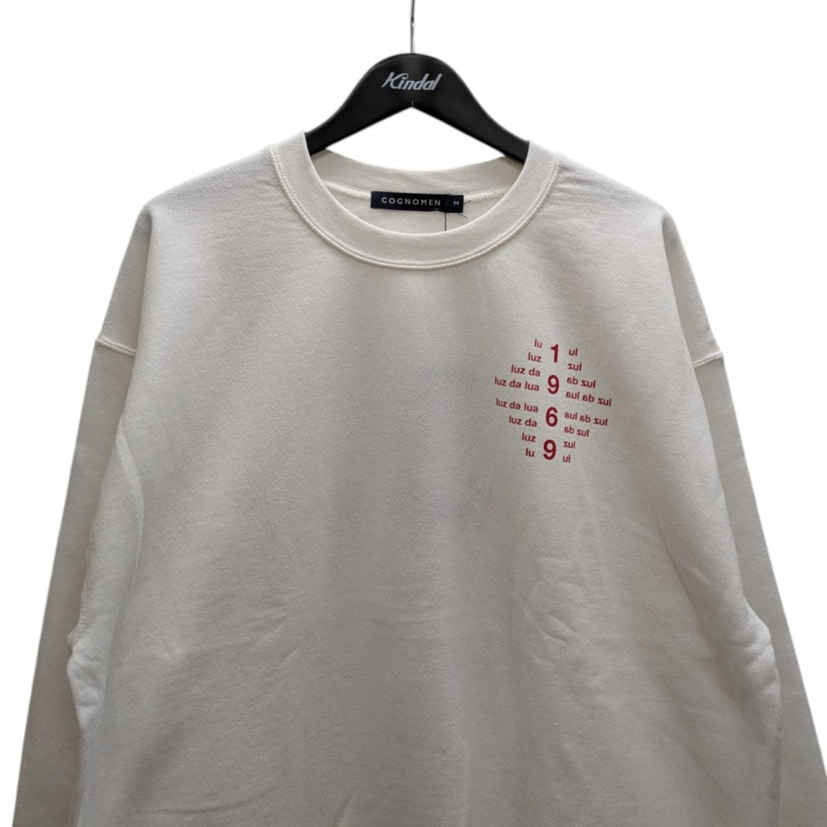 POESIA CONCRETA SWEAT SHIRTプリントスウェット