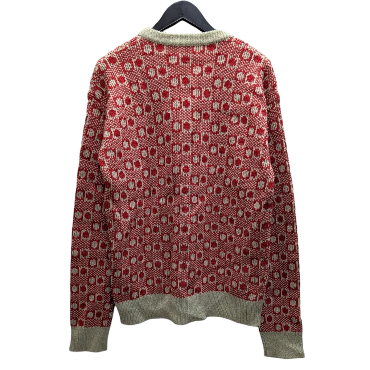 Jacquard Shetland Wool Roundneck セーター
