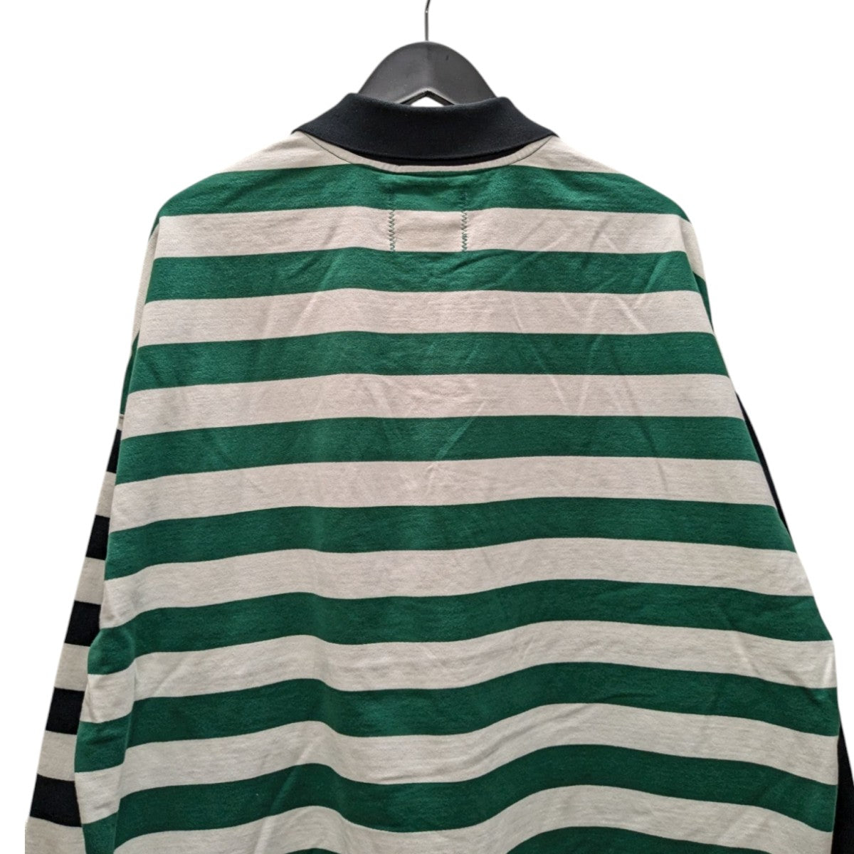 セントマイケル　ラガーシャツ　グリーン×ブラック　XL セントマイケル ラガーシャツ グリーン×ブラック XL 24ss SAINT