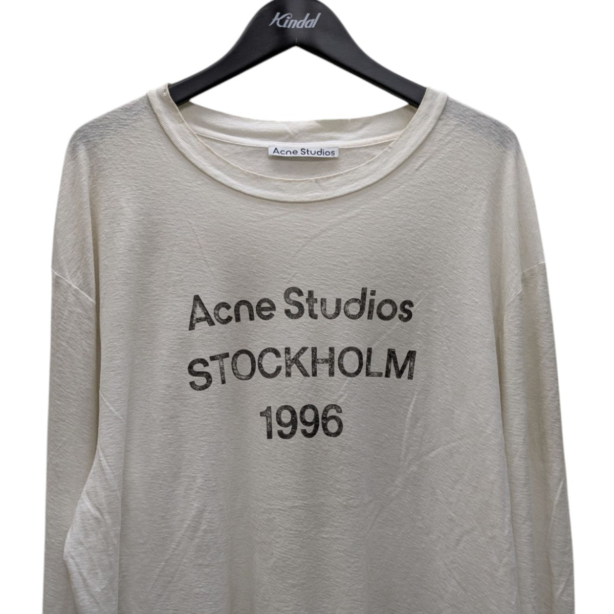 Acne Studios 長袖Tシャツ XS FN-UX-TSHI000016 ACNE STUDIOS]LS T-SHIRT/WHITE(UX-TSHI000016) – R&Co.