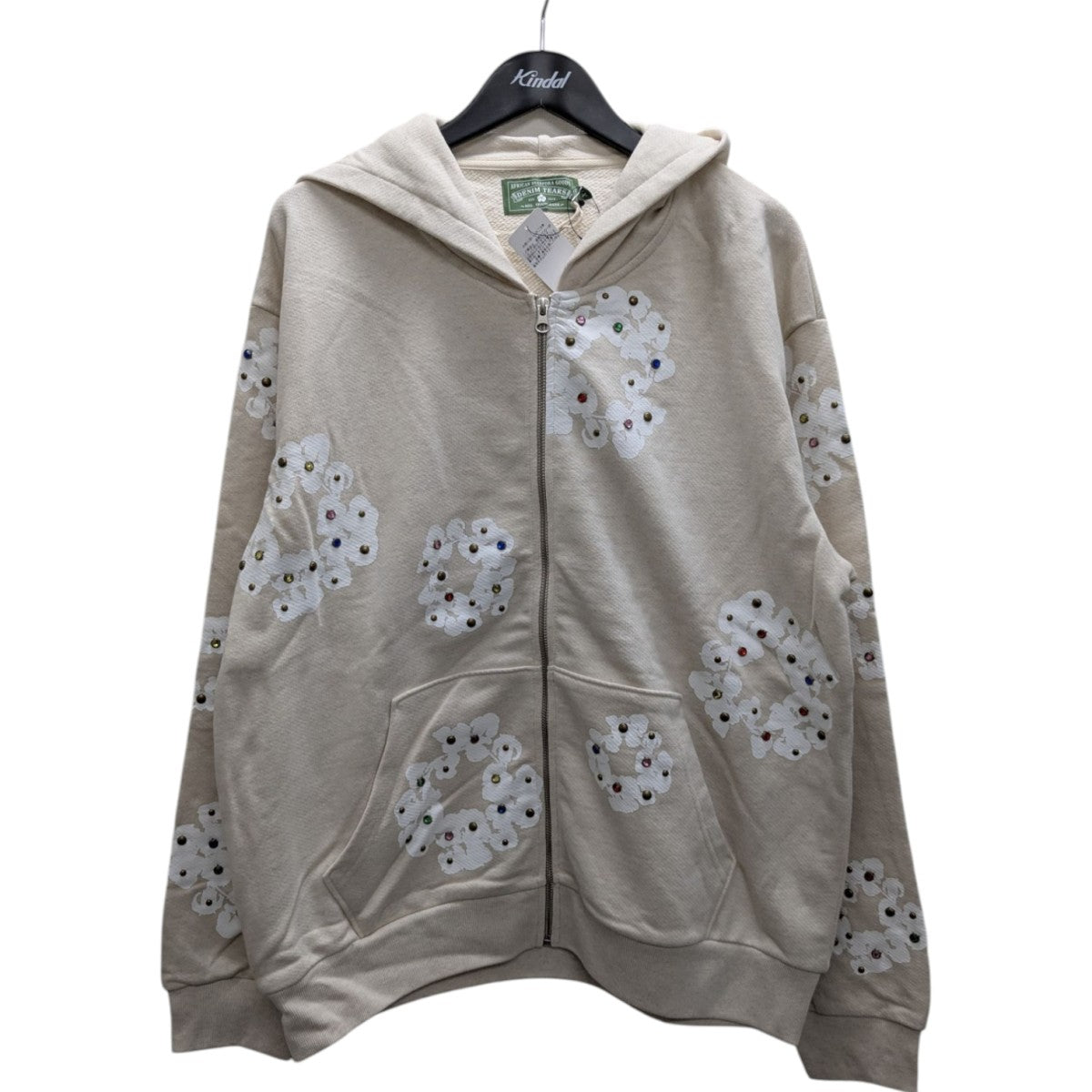 H616 DENIM TEARS スウェットパーカー DENIM TEARS デニムティアーズ 24SS University Zip Hoodie