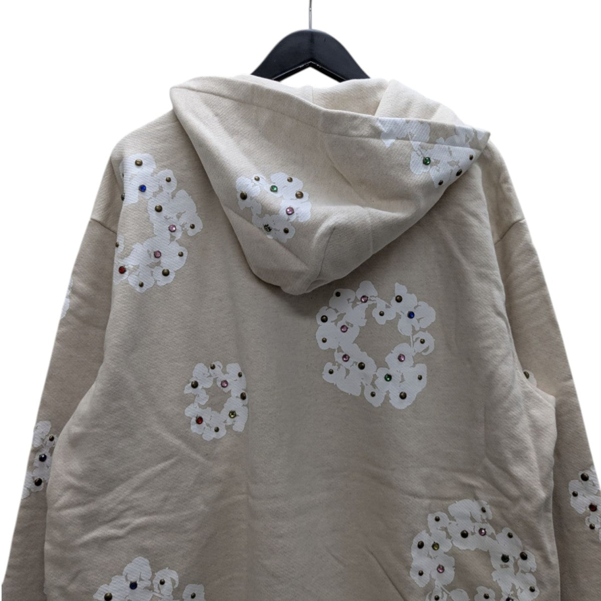 Denim Tears デニムティアーズ Cotton パーカー XL Denim Tears(デニムティアーズ) Cotton Wreath Zip Hoodieジップ