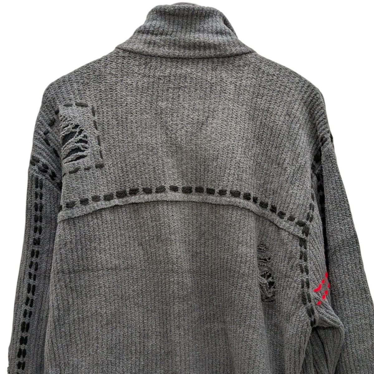 phingerin NEIGHBORHOOD ダメージ加工 カーディガン XL ネイバーフッド×フィンガリン、“ダメージ加工”ステッチ