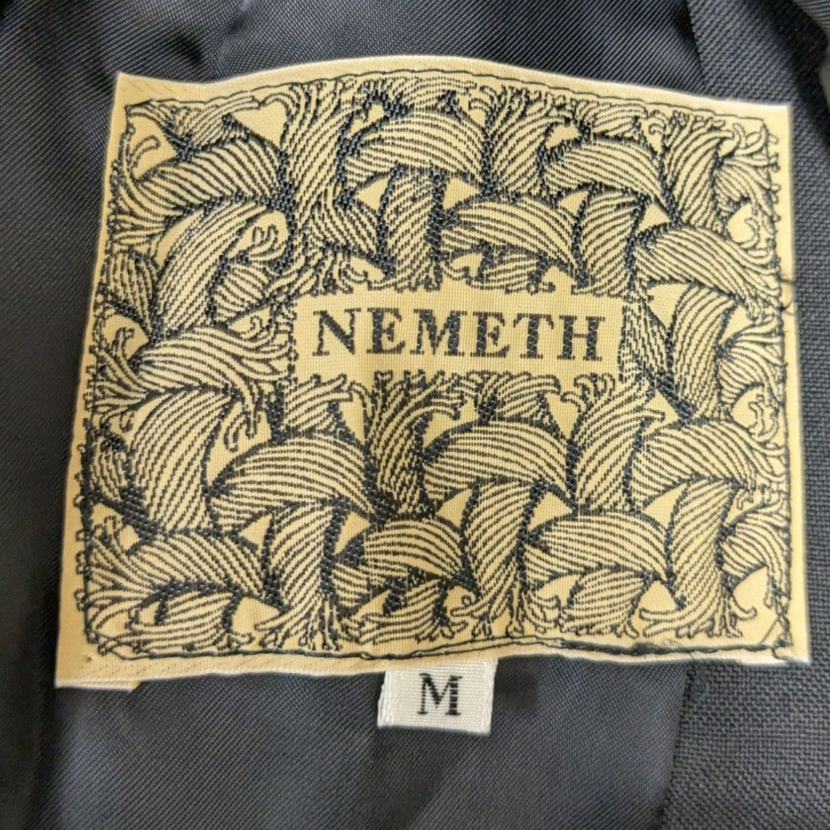 nemeth テーラードジャケット　ジャケット Nemeth(ネメス) 3B段返り テーラード ジャケット 673 ブラック
