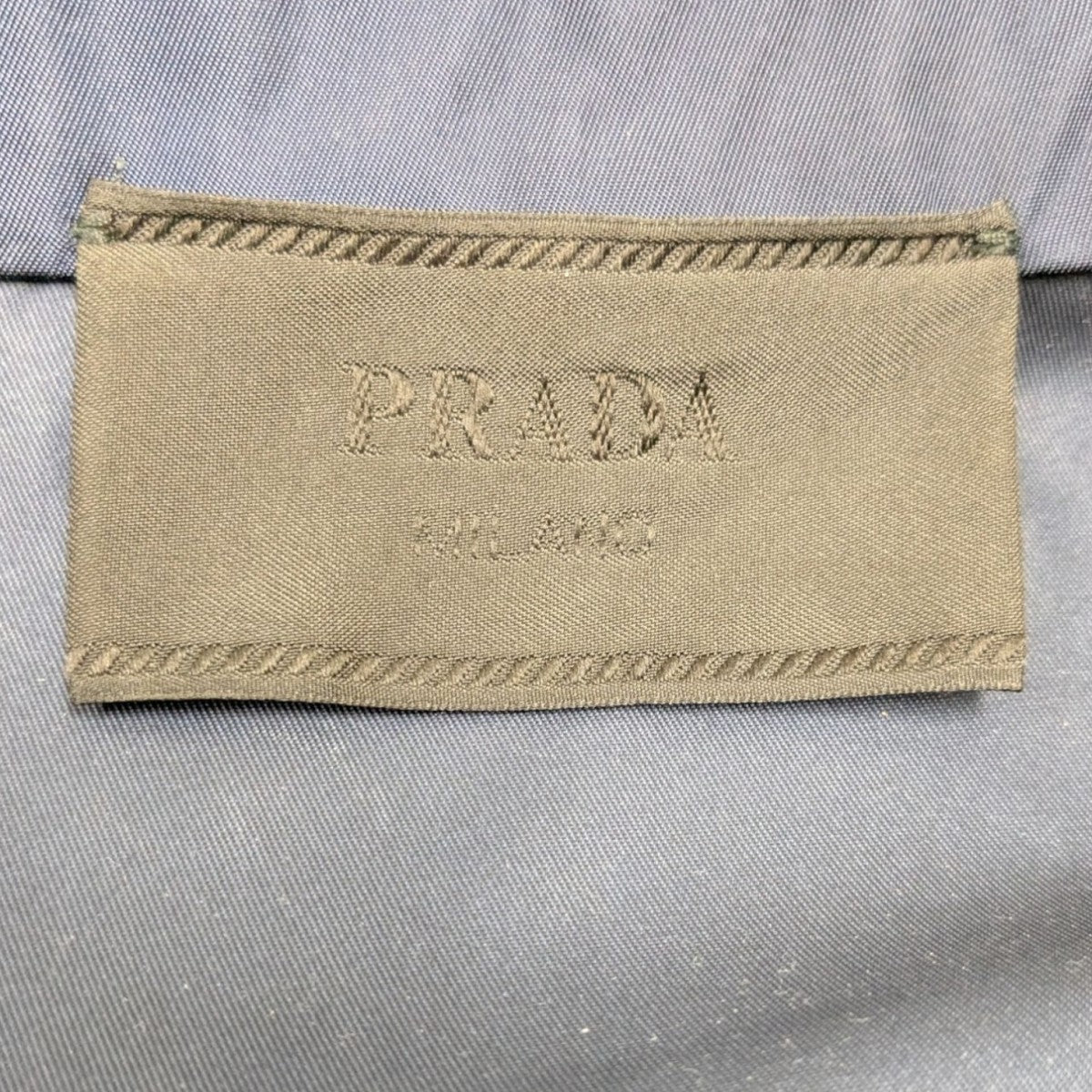 Re-Nylon リナイロン 三角ロゴプレート 半袖シャツ ブ
