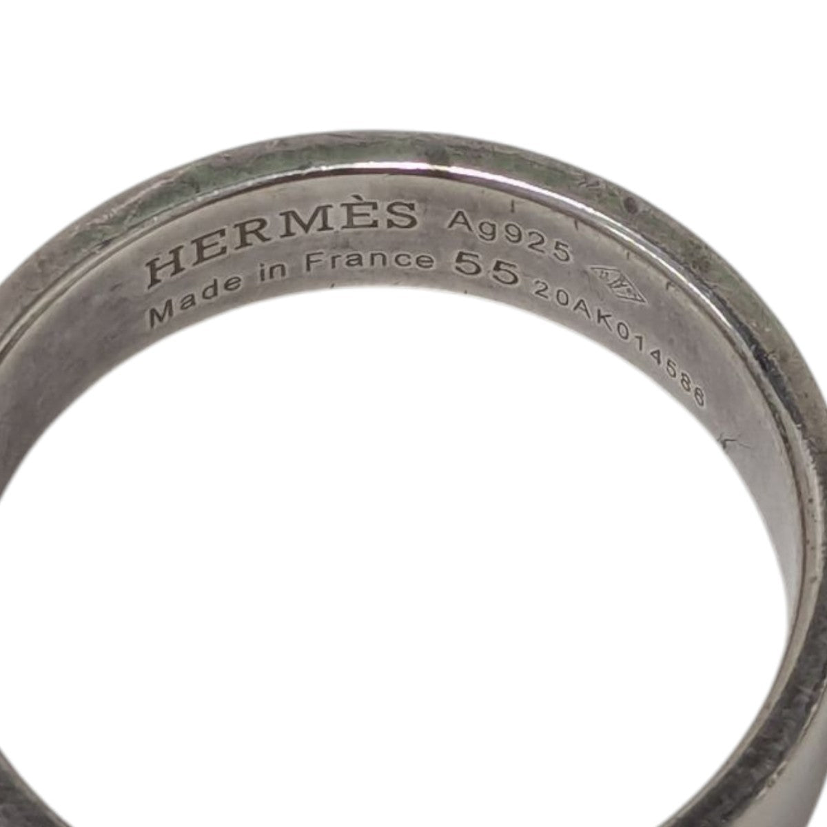 HERMES(エルメス) コリエ ド シアン リング PM シルバー サイズ