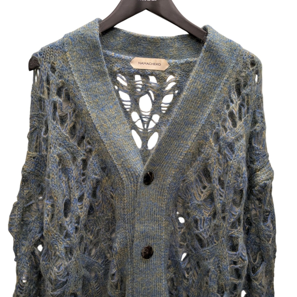 namacheko マーブルニット 19aw ニット NAMACHEKOナマチェコ 19AW モヘアマーブルニット M - メルカリ