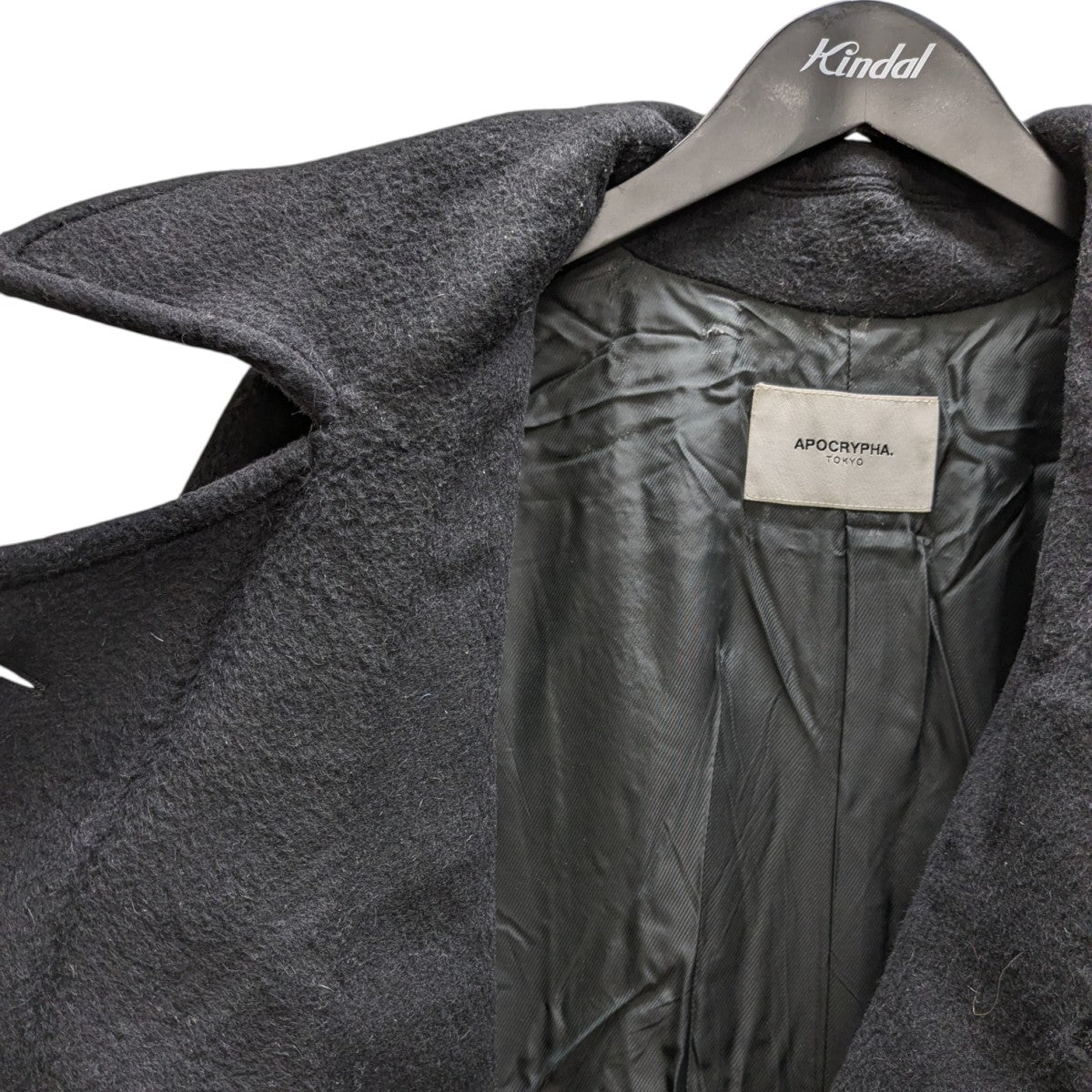 APOCRYPHA． ウールコート 古着・中古-3枚目のアイテム画像