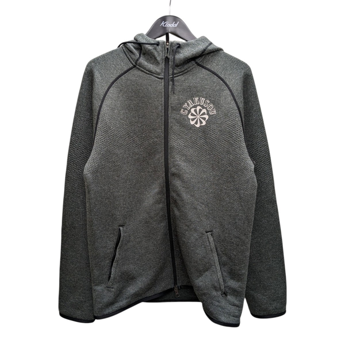 NIKE×GYAKUSOU ジップパーカーCD7145-010 CD7145-010 グレー