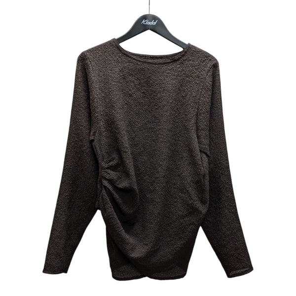 Omar Afridi(オマールアフリディ) 25SSDRAPED L S TOP長袖カットソーOA