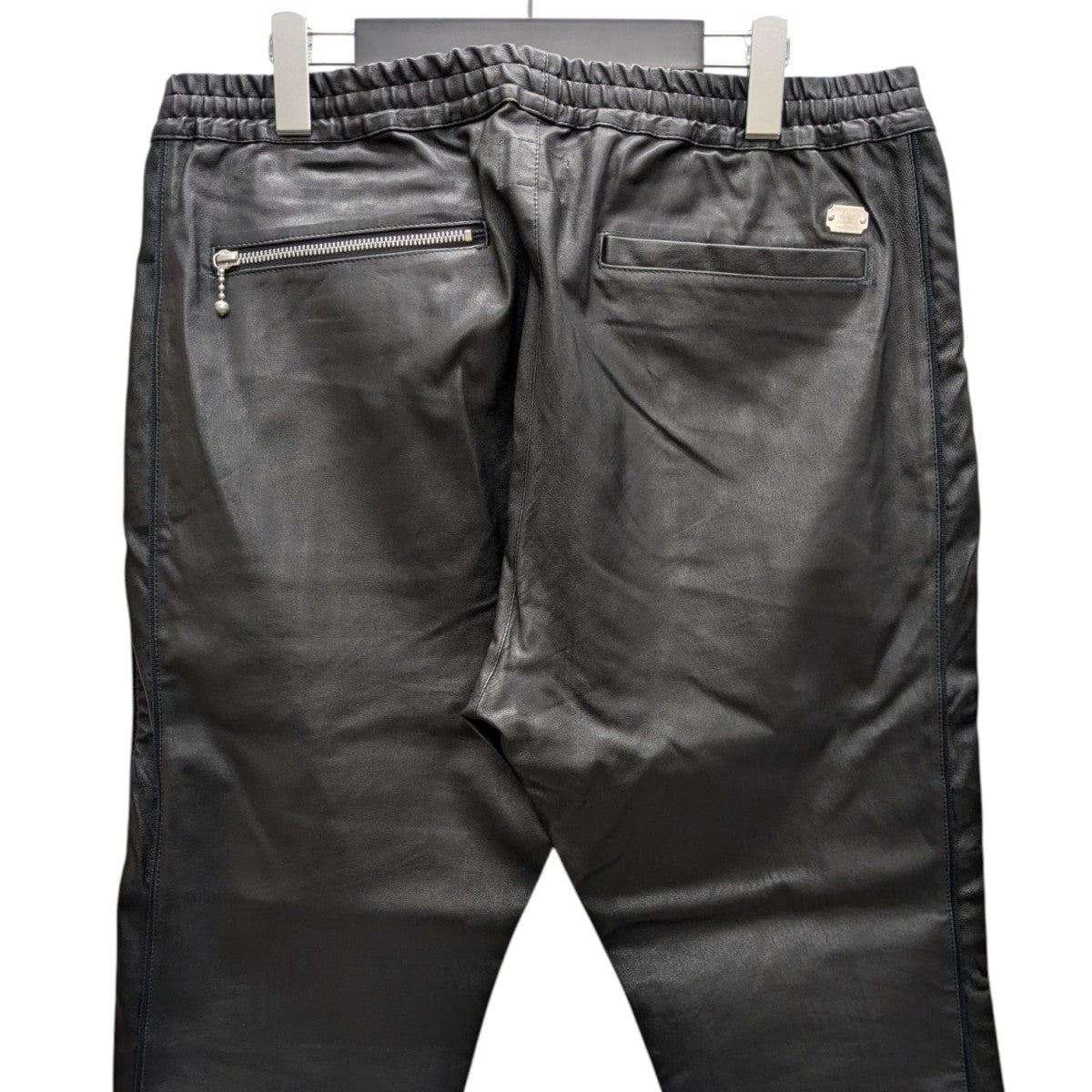 美品✨ クライミー レザーパンツ 牛革 レザーワッペン S ブラック THE CRIMIE(クライミー) レザーパンツ CR1-02A5-PL01 ブラック