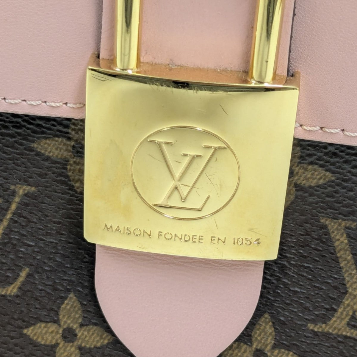 Louis Vuitton Rocky bb モノグラム ハンドバッグ ピンク