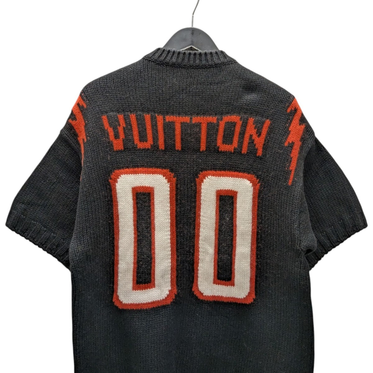 Louis Vuitton ブラック半袖プルオーバー L LOUIS VUITTON】ルイヴィトン『NIGO ハートロゴ 半袖ニット