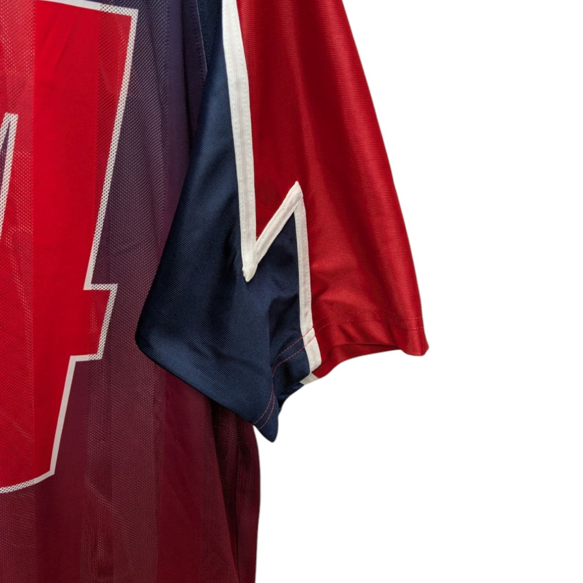 PALACE(パレス) MESHY STRIPE JERSEYゲームシャツ レッド