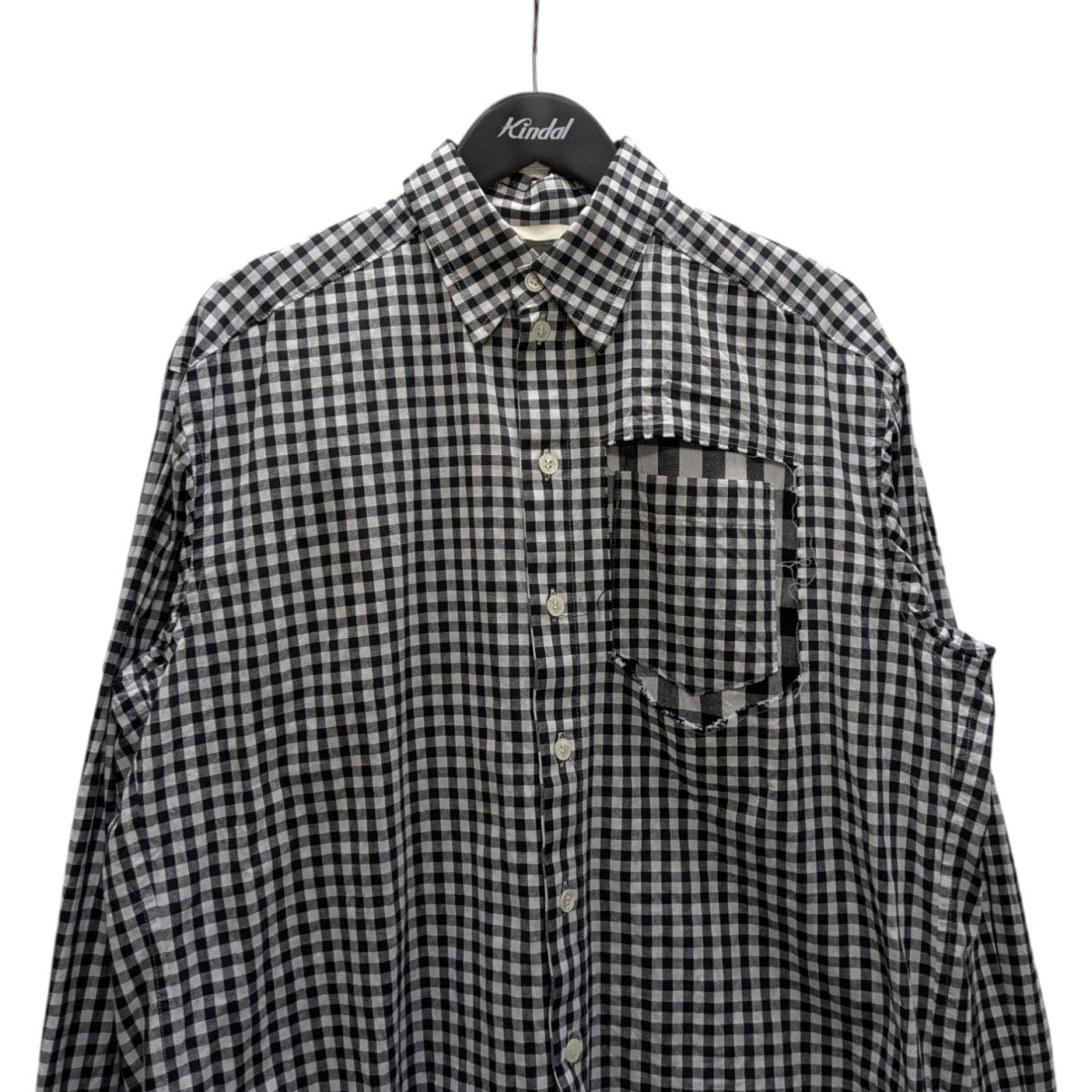 TSTS(ティーエスティーエス) LAYERED DOUBLE GINGHAM SHIRTギンガム