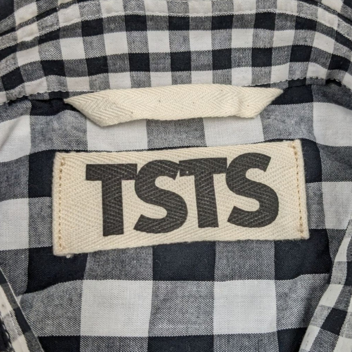 TSTS(ティーエスティーエス) LAYERED DOUBLE GINGHAM SHIRTギンガム
