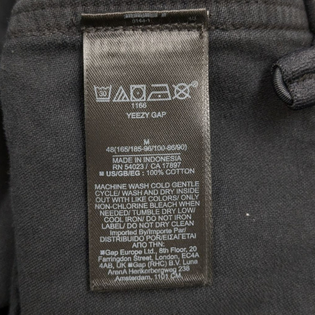 イージー✖️ギャップサテンアノラック　ブラック イージー × ギャップ サテン アノラック ブラック メンズ - SS22