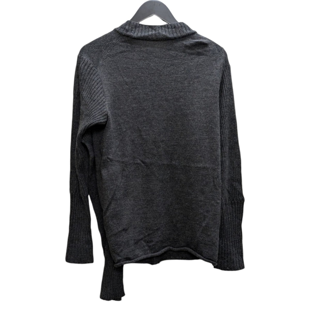 Yohji Yamamoto 1990年代100%ウール カーディガン M 黒 90s 00s Y's YOHJI YAMAMOTO ウールカーディガン 3