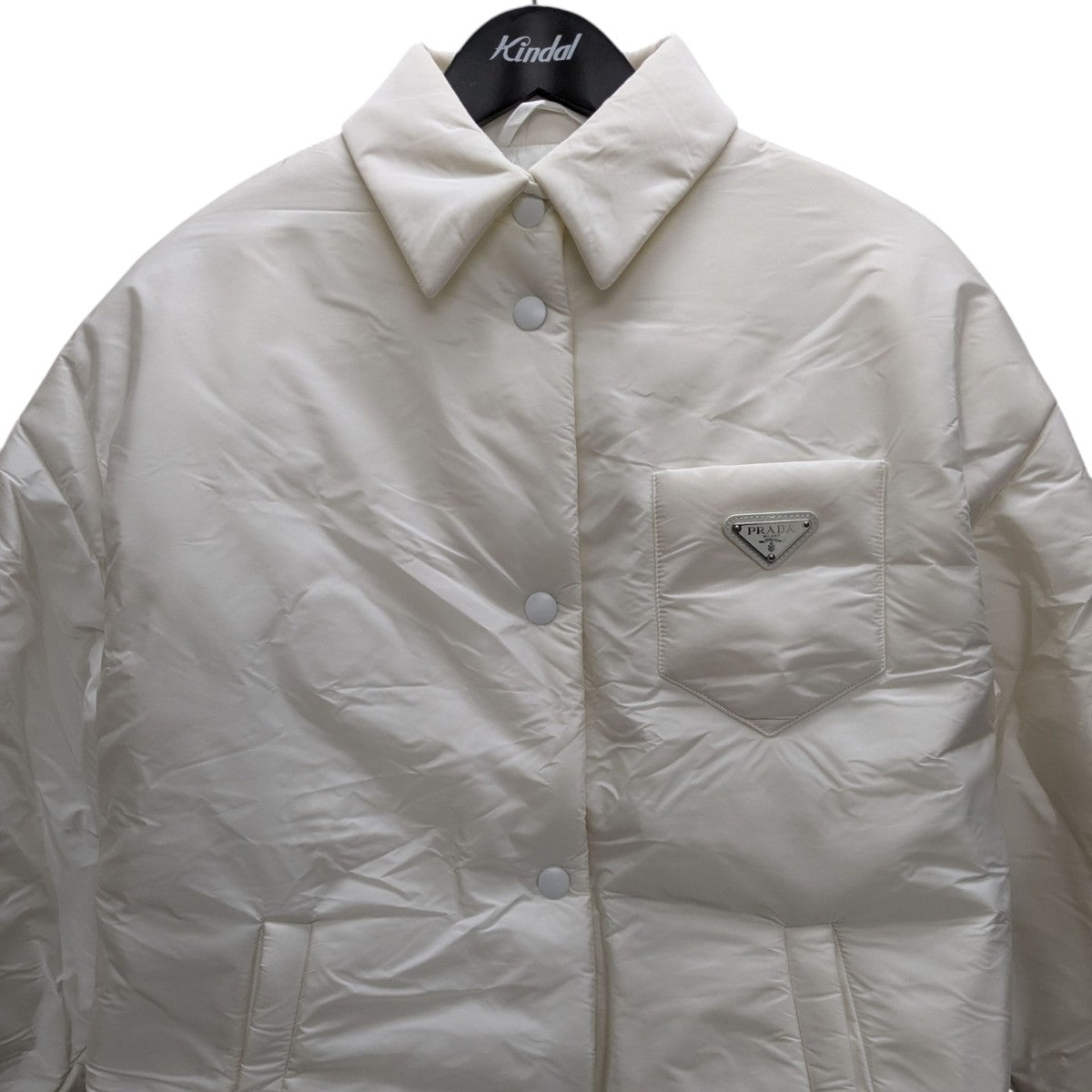 PRADA(プラダ) 三角プレートダウンジャケット29X042 29X042 ネイビー