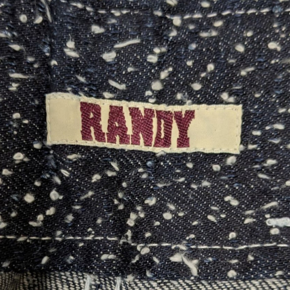 RANDY(ランディー) ストレートパンツ AW23-RPT02 ネイビー