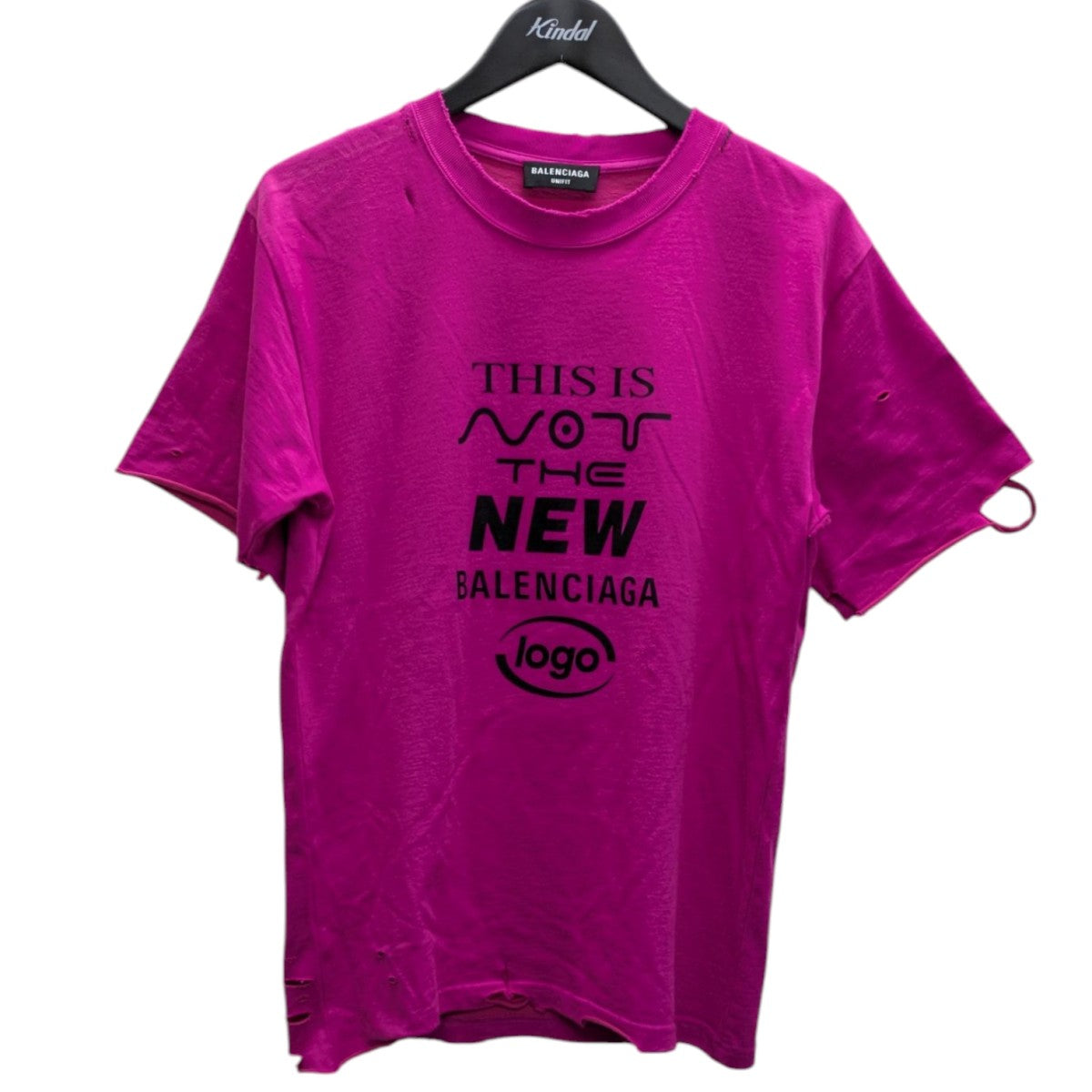 ダメージ加工プリントTシャツ