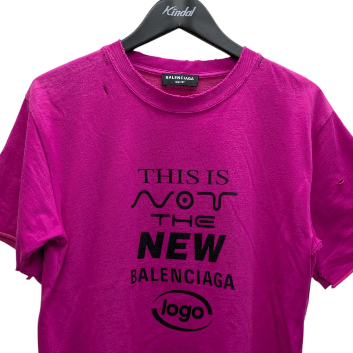 ダメージ加工プリントTシャツ