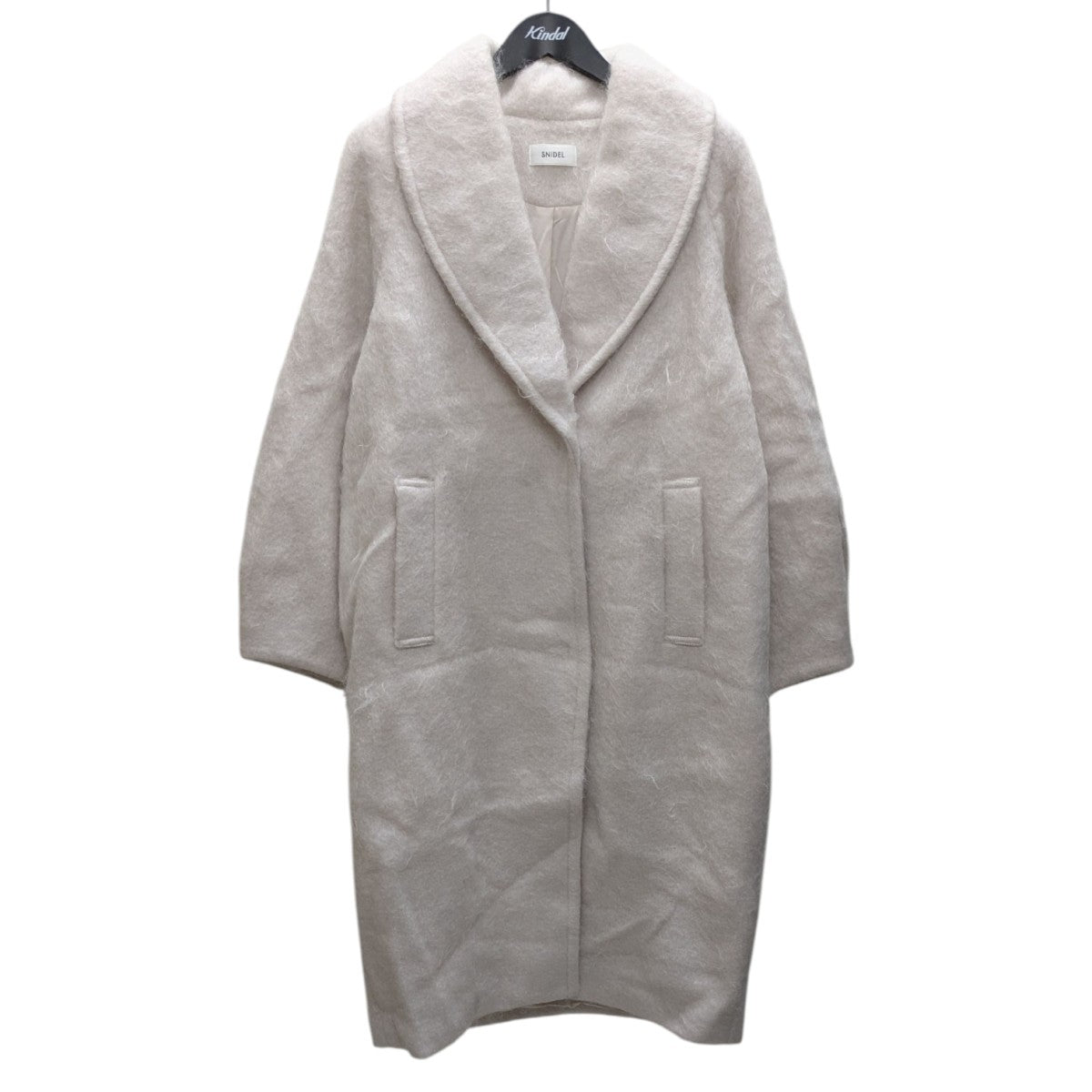 Snidel(スナイデル) シャギーロングコート SWFC244131 アイボリー