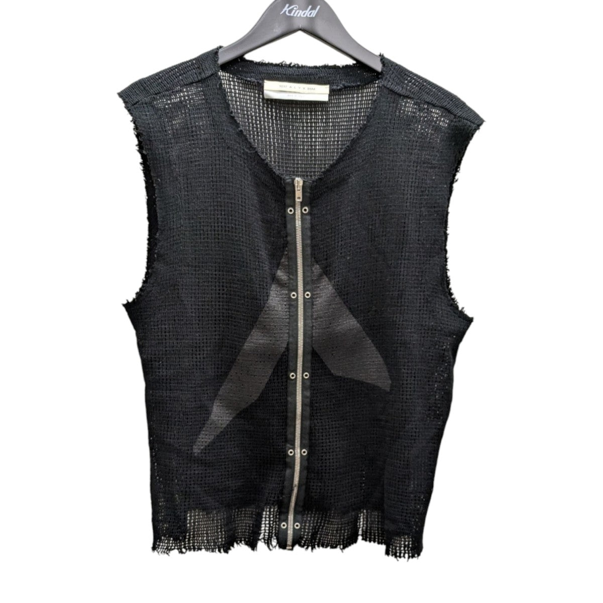 ZIP-UP LOGO MESH VESTジップベスト