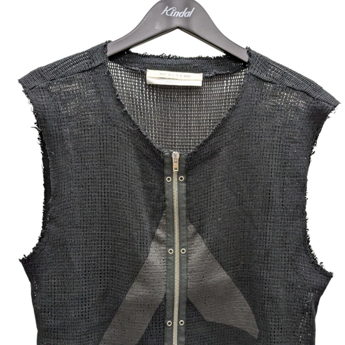 ZIP-UP LOGO MESH VESTジップベスト
