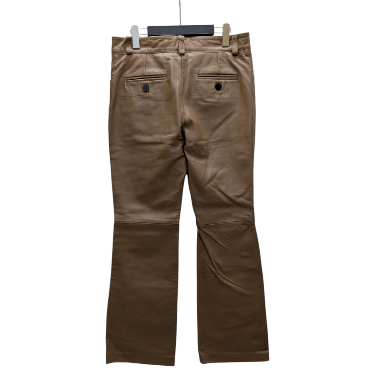 正規品販売！ ERNEST W．BAKER(アーネスト ダブル ベイカー) LEATHER FLAR パンツ