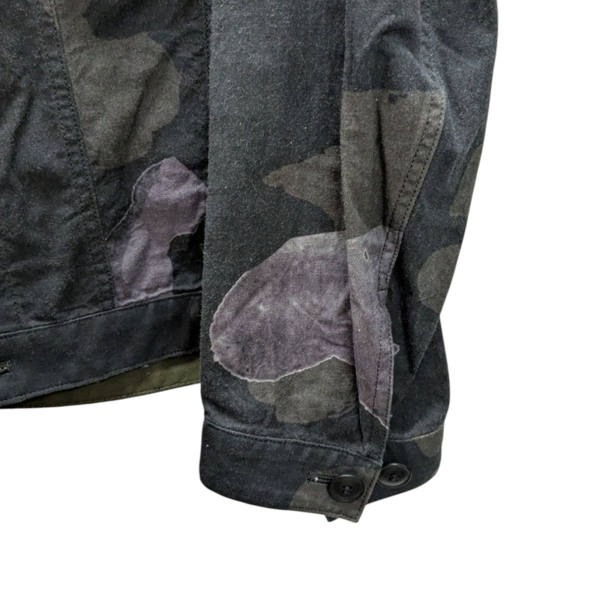 B Yohji Yamamoto ペイントシャツジャケットNR-J54-008 古着・中古-3枚目のアイテム画像