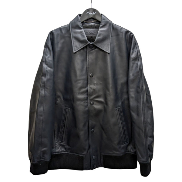 【ルカ期】LANVIN ランバン レザージャケット　アーカイブ2011AW LANVIN(ランバン) カウ―レザージャケットRM-OU0208-L048-A23 RM-OU0208