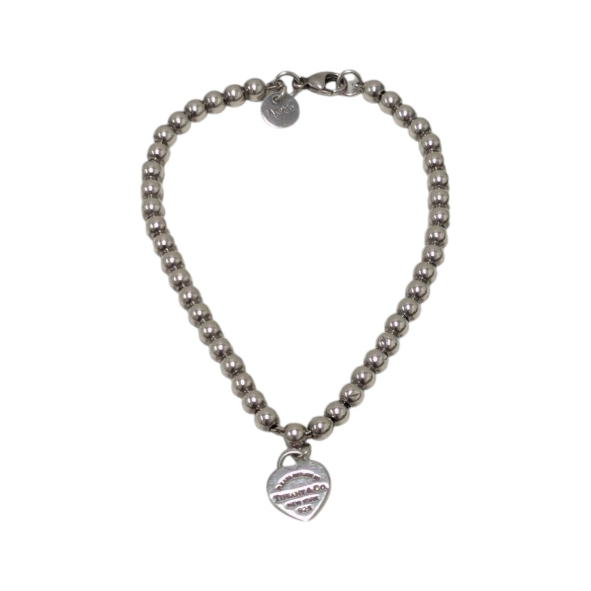 Tiffany ＆ Co． ブルー ハート タグビーズブレスレット 古着・中古-2枚目のアイテム画像