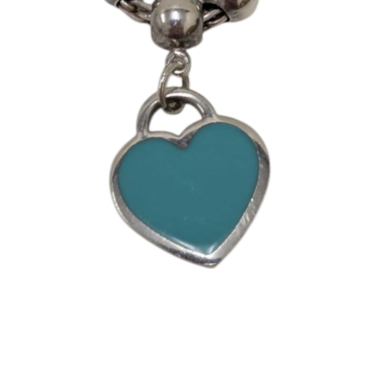 Tiffany ＆ Co． ブルー ハート タグビーズブレスレット 古着・中古-3枚目のアイテム画像