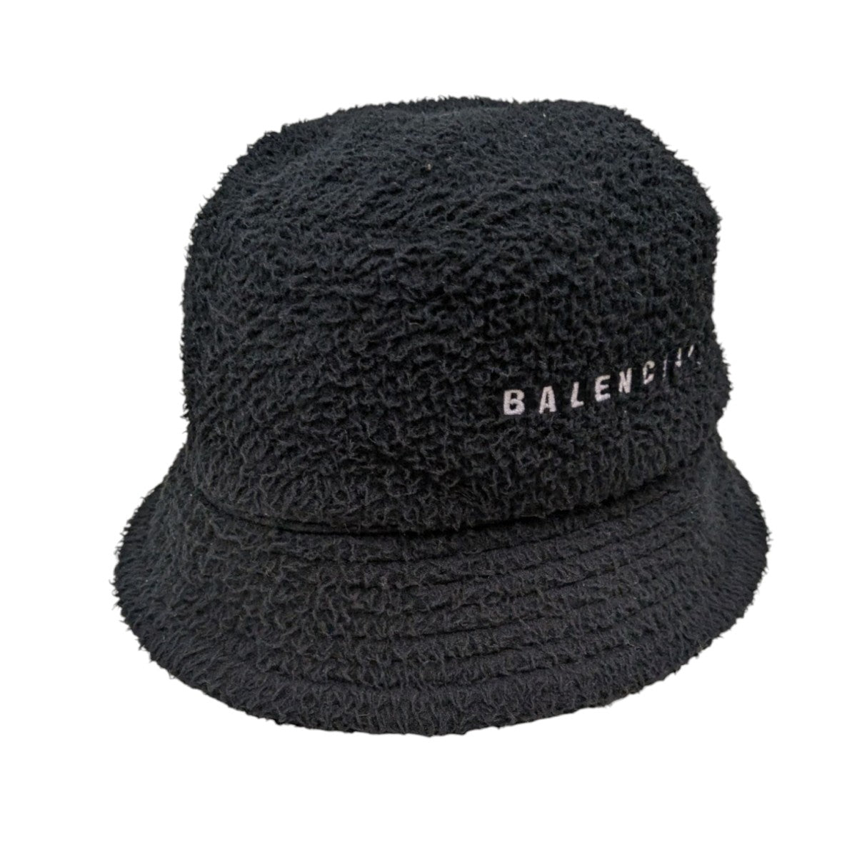 BALENCIAGA(バレンシアガ) 24AW ロゴ刺繍 フリースバケットハット