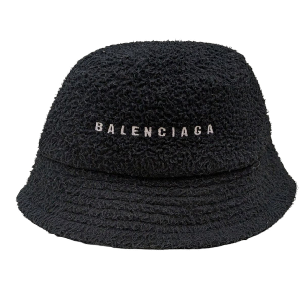 BALENCIAGA(バレンシアガ) 24AW ロゴ刺繍 フリースバケットハット