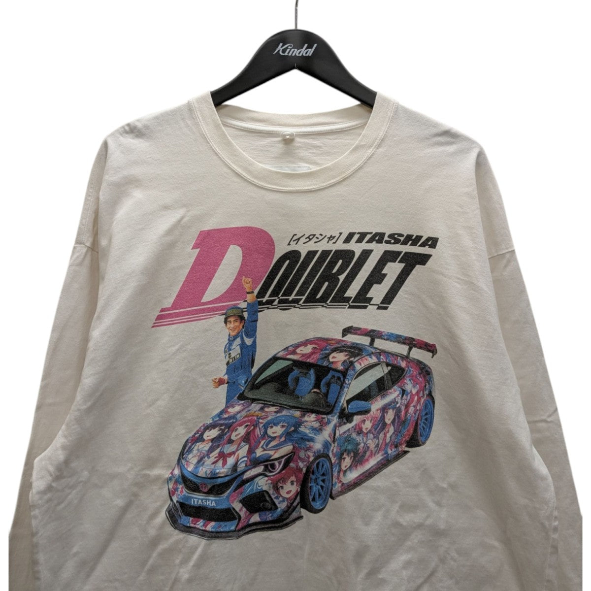 doublet(ダブレット) 25SSITASHA PRINT L／S T-SHIRT痛車ロング