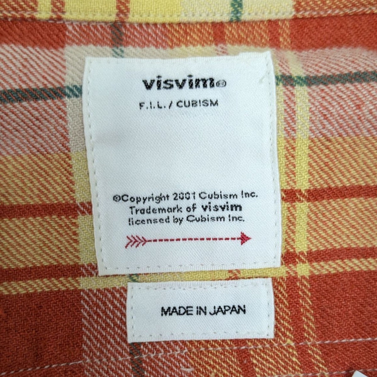 visvim ヴィズヴィム　シャツ　リネン　チェック柄　2013 古着　1 visvim ヴィズヴィム シャツ リネン チェック柄 2013 古着 1