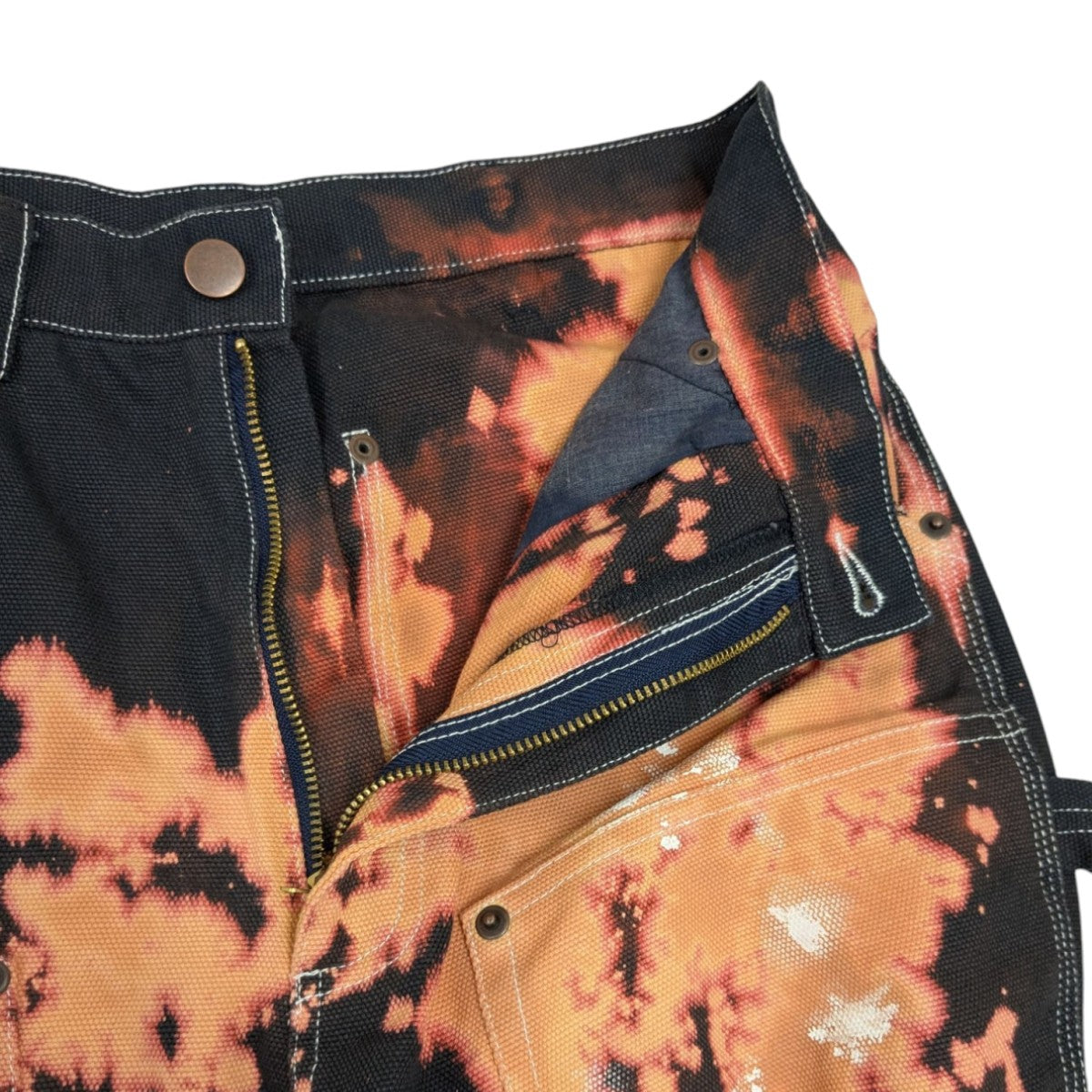 Breach＆Crash Painter Pants ブリーチ加工ダブルニーパンツ