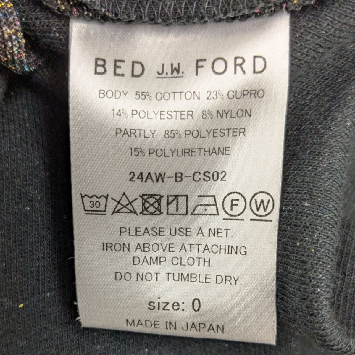 BED J．W． FORD(ベッドフォード) 24AWGLITTER TURTLE HOOD NECK