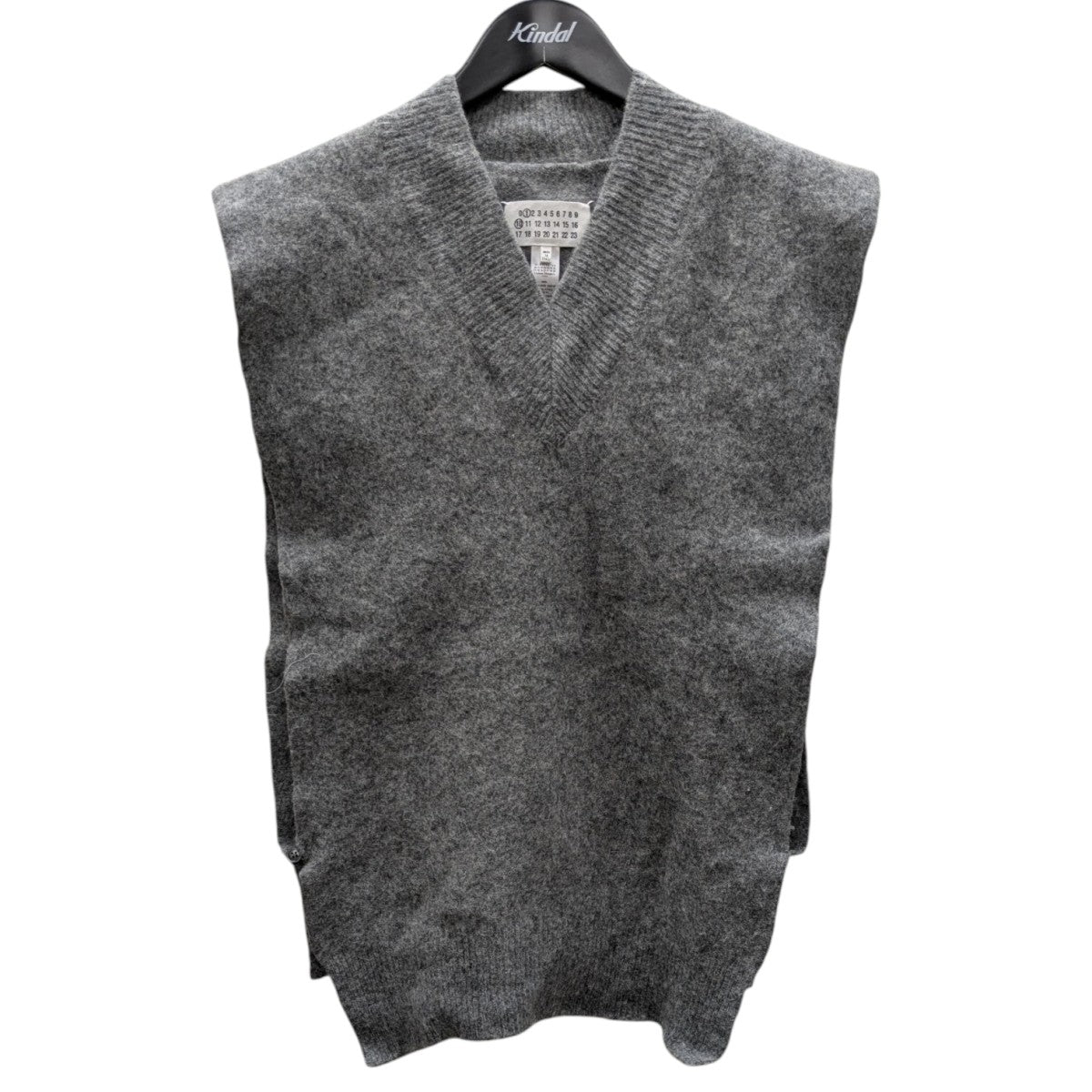 定116600円 メゾン マルジェラ 23AW カットオフ パッチワーク ベスト 定116600円 メゾン マルジェラ 23AW カットオフ パッチワーク
