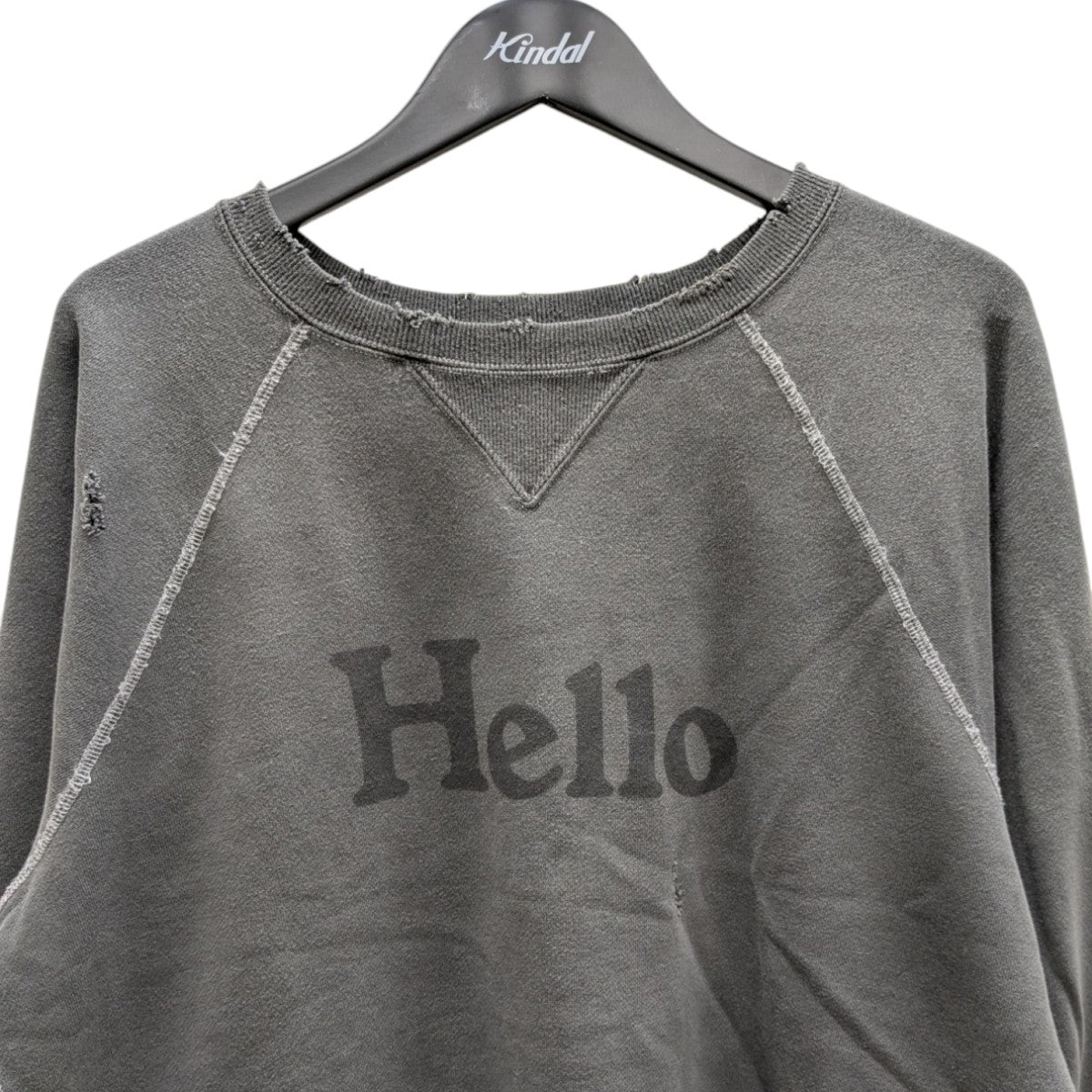 HELLO SWEAT L/S URAKE DYED | CUT&SEWN | MADISONBLUE