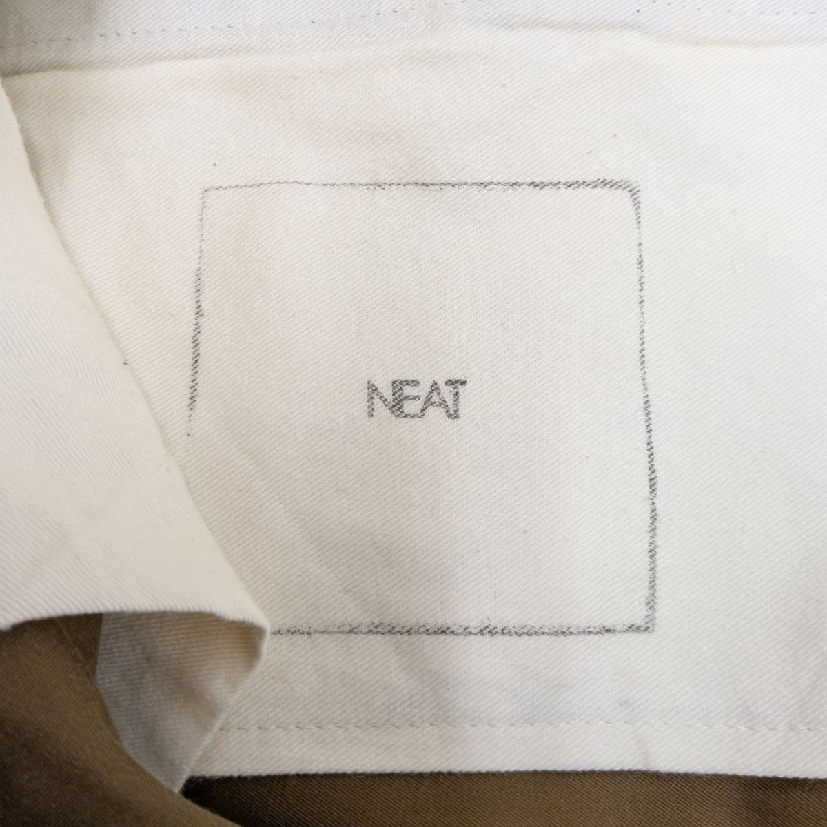 NEAT(ニート) ペイントチノパンツ ブラウン サイズ 46｜【公式