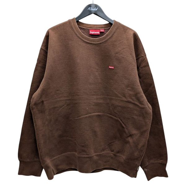 Supreme ブラウン トレーナー Supreme スウェット ブラウン Mサイズ 刺繍ロゴ 正規品