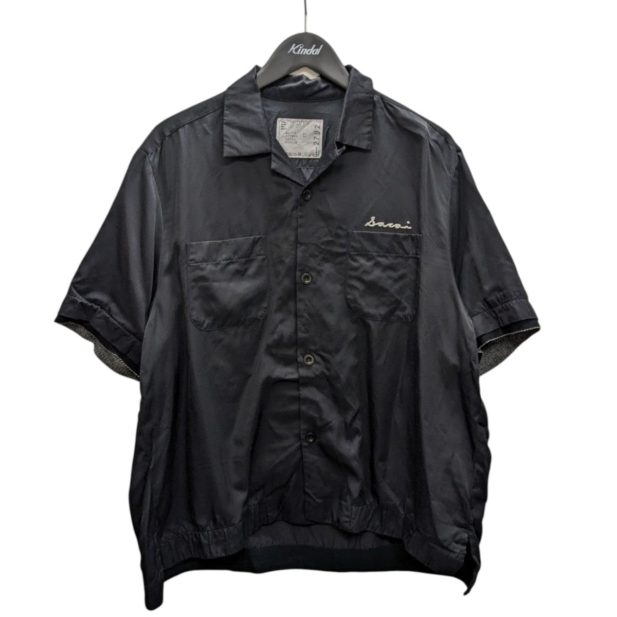 ウェア・シャツ 22ss sacai Cotton Twill Bowling Shirt 22ss sacai Cotton Twill Bowling Shirt（【楽天市場】【中古