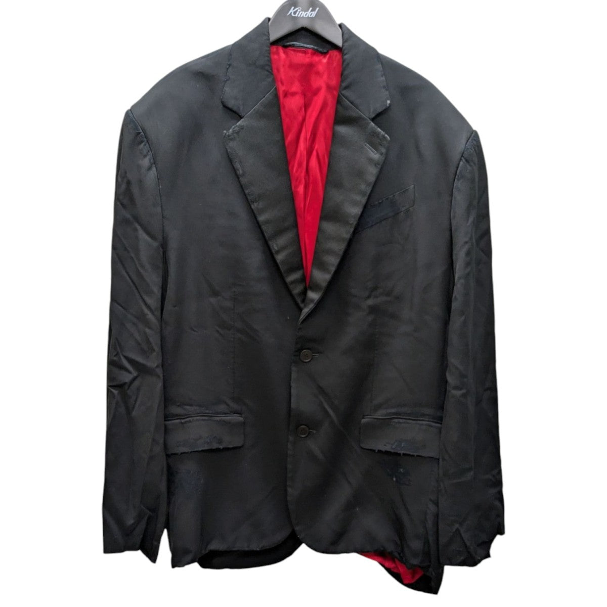 BALENCIAGA 23SS Skater Tuxedo Jacket ダメージ加工テーラードジャケット 古着・中古-1枚目のアイテム画像